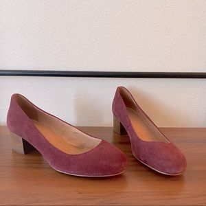 Madewell Burgundy Ella Pump